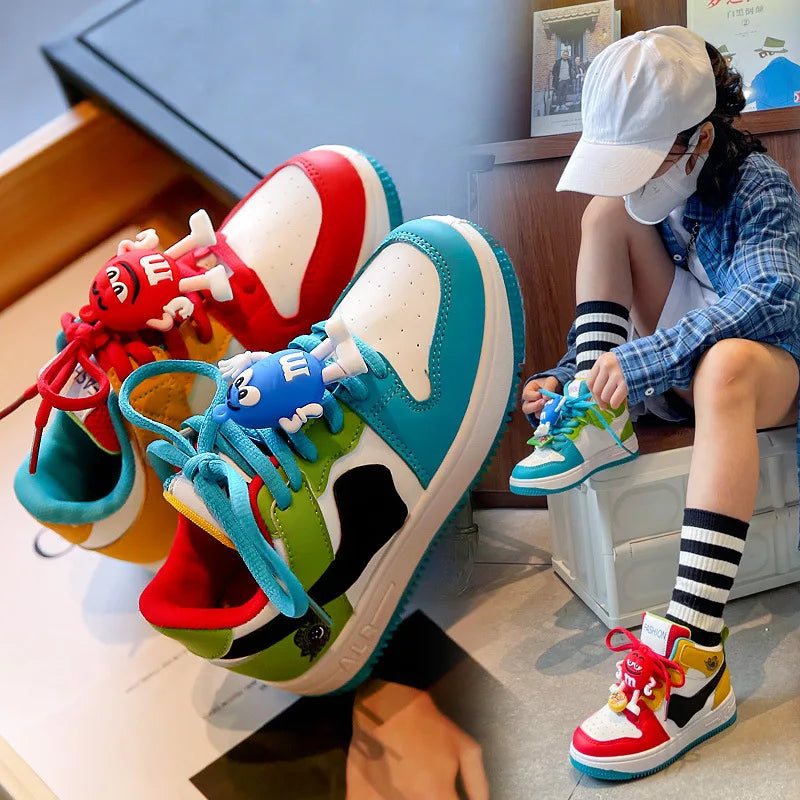 New Children Casual Shoes Four Seasons Kids Single Sneaker Mandarin Ducks