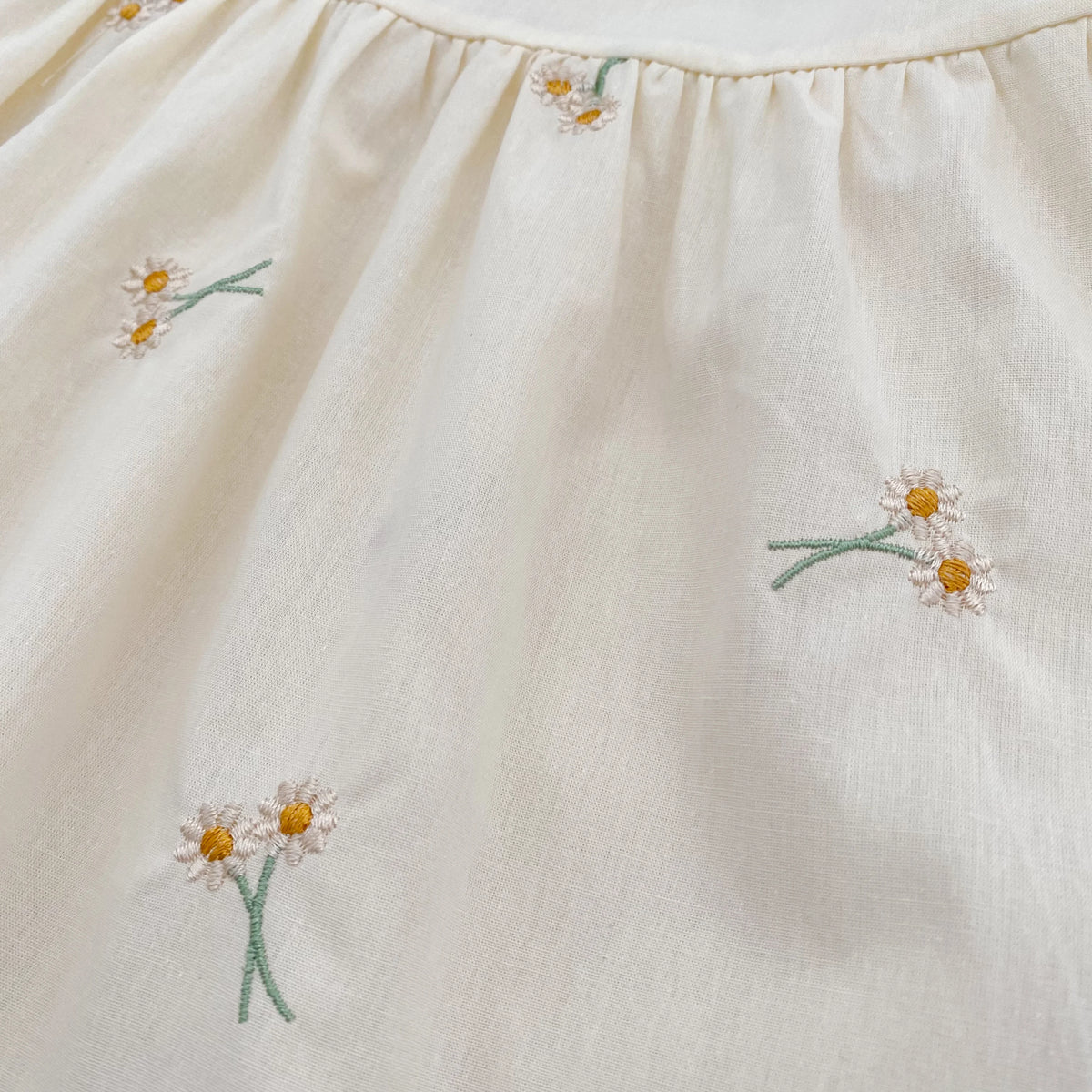 Spring Clothes Pastoral Baby Girls Dress Autumn Embroidery Cotton Floral Doll Dress