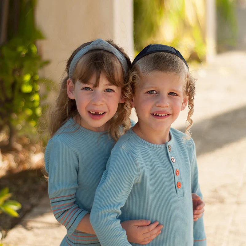 Sophia ribbed cotton outfit family matching clothes opening