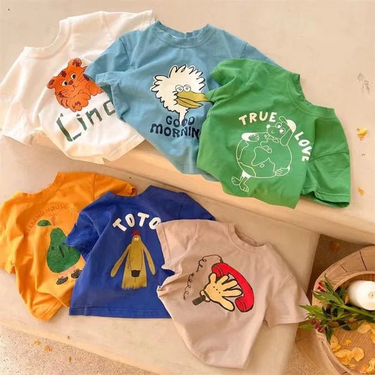 Lucas Short-sleeve Cartoon Tees