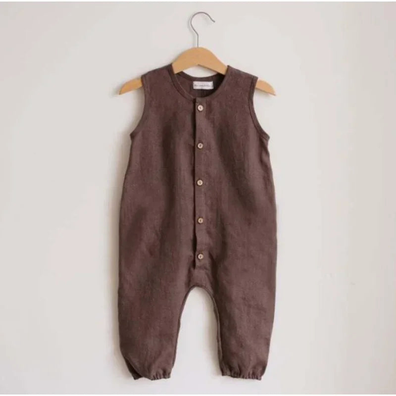 Gabriela Jumpsuits Button Sleeveless Kids good clothes - GuGuTon baby store - Baby Fashion - Toddlers Outfits - Babies Outfits - Toddler Clothes - Kids Clothing - Newborn Clothes - Newborn Wear - Kids Wear - Trending Clothes - Trending Outfits - Fall Fashion - Winter Fashion - Girls Clothes - Boys Clothes - Babies Wear - Kids Accessories - KidsWear - Summer Clothes - Summer Fashion - Summer Trend - Falls Sweaters - Tops - Bottom - Jeans - Blouse - Dresses - Newborn Dresses - Toys