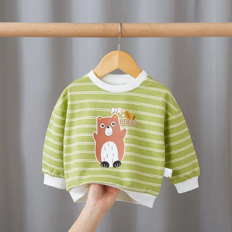 Ajaz Round Neck Kid Clothes Bottoming Sweater - GuGuTon baby store - Baby Fashion - Toddlers Outfits - Babies Outfits - Toddler Clothes - Kids Clothing - Newborn Clothes - Newborn Wear - Kids Wear - Trending Clothes - Trending Outfits - Fall Fashion - Winter Fashion - Girls Clothes - Boys Clothes - Babies Wear - Kids Accessories - KidsWear - Summer Clothes - Summer Fashion - Summer Trend - Falls Sweaters - Tops - Bottom - Jeans - Blouse - Dresses - Newborn Dresses - Toys
