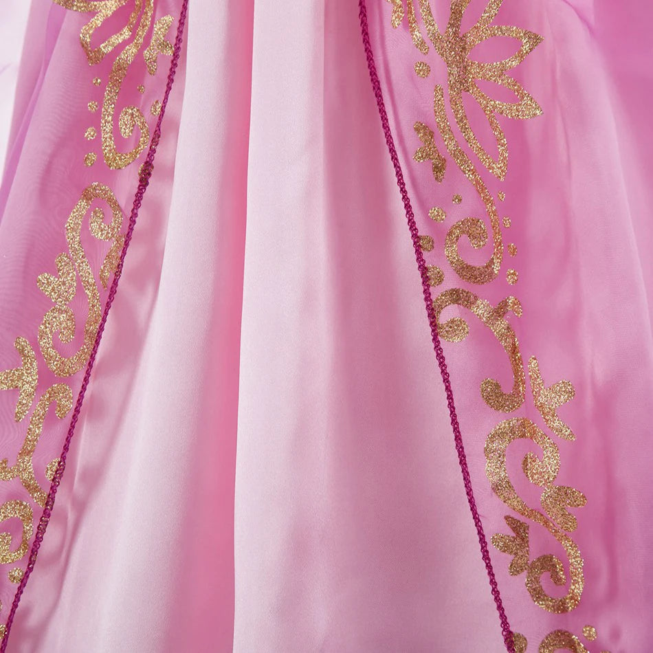 Girls Costume Children Cosplay Princess Dress Kids Halloween Birthday Pageant Party
