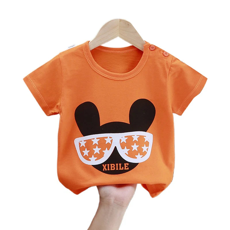 Estevan New Arrival Striped Short Sleeve Tees - GuGuTon baby store - Baby Fashion - Toddlers Outfits - Babies Outfits - Toddler Clothes - Kids Clothing - Newborn Clothes - Newborn Wear - Kids Wear - Trending Clothes - Trending Outfits - Fall Fashion - Winter Fashion - Girls Clothes - Boys Clothes - Babies Wear - Kids Accessories - KidsWear - Summer Clothes - Summer Fashion - Summer Trend - Falls Sweaters - Tops - Bottom - Jeans - Blouse - Dresses - Newborn Dresses - Toys