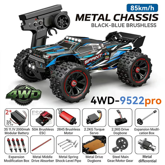 Professional 1:16 Racing Car 9522 for Boys High Speed 50KM/H 85KM/H Remote Control Car Toy