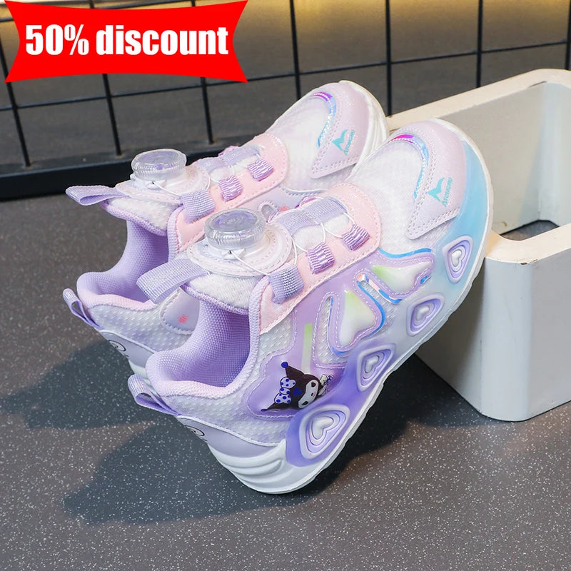 Childrens Sports Shoes Girls Cute Patterns Fashion Daily Casual Walking Shoes