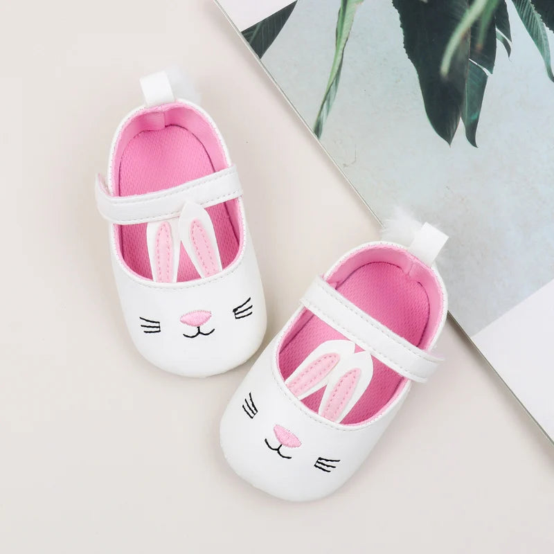 Cute Cartoon Style Baby Girl Shoes Spring and Autumn High Quality Butterfly Bowknot Cotton Sole Comfortable Prewalker BHX4031
