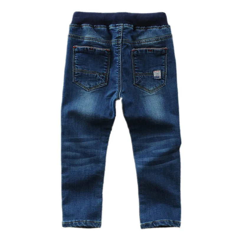 Pablo Children Denim Pants Spring Autumn Casual Elastic Waist