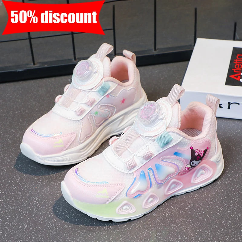 Childrens Sports Shoes Girls Cute Patterns Fashion Daily Casual Walking Shoes