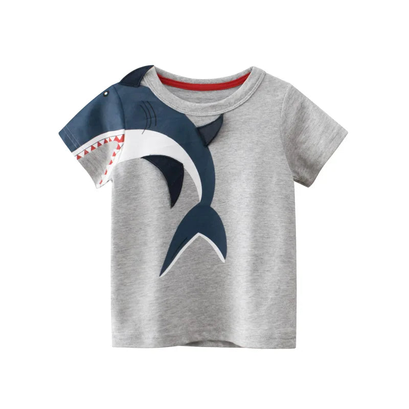 Michael Short Sleeve Kids Clothing Boy Cotton Tees - GuGuTon baby store - Baby Fashion - Toddlers Outfits - Babies Outfits - Toddler Clothes - Kids Clothing - Newborn Clothes - Newborn Wear - Kids Wear - Trending Clothes - Trending Outfits - Fall Fashion - Winter Fashion - Girls Clothes - Boys Clothes - Babies Wear - Kids Accessories - KidsWear - Summer Clothes - Summer Fashion - Summer Trend - Falls Sweaters - Tops - Bottom - Jeans - Blouse - Dresses - Newborn Dresses - Toys