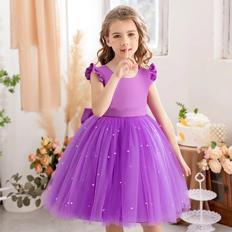 New Girls Puffy Dress Summer Tulle Fashion Little Princess Dress