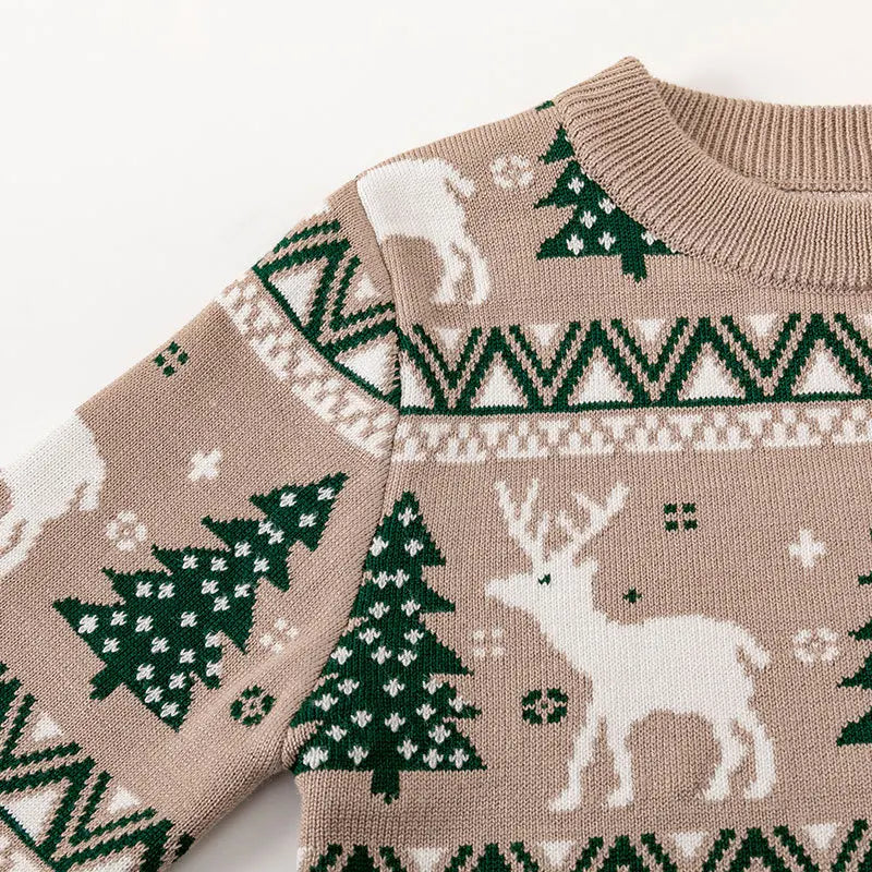 Juan Winter Elk Pullover For Kids Children Sweater