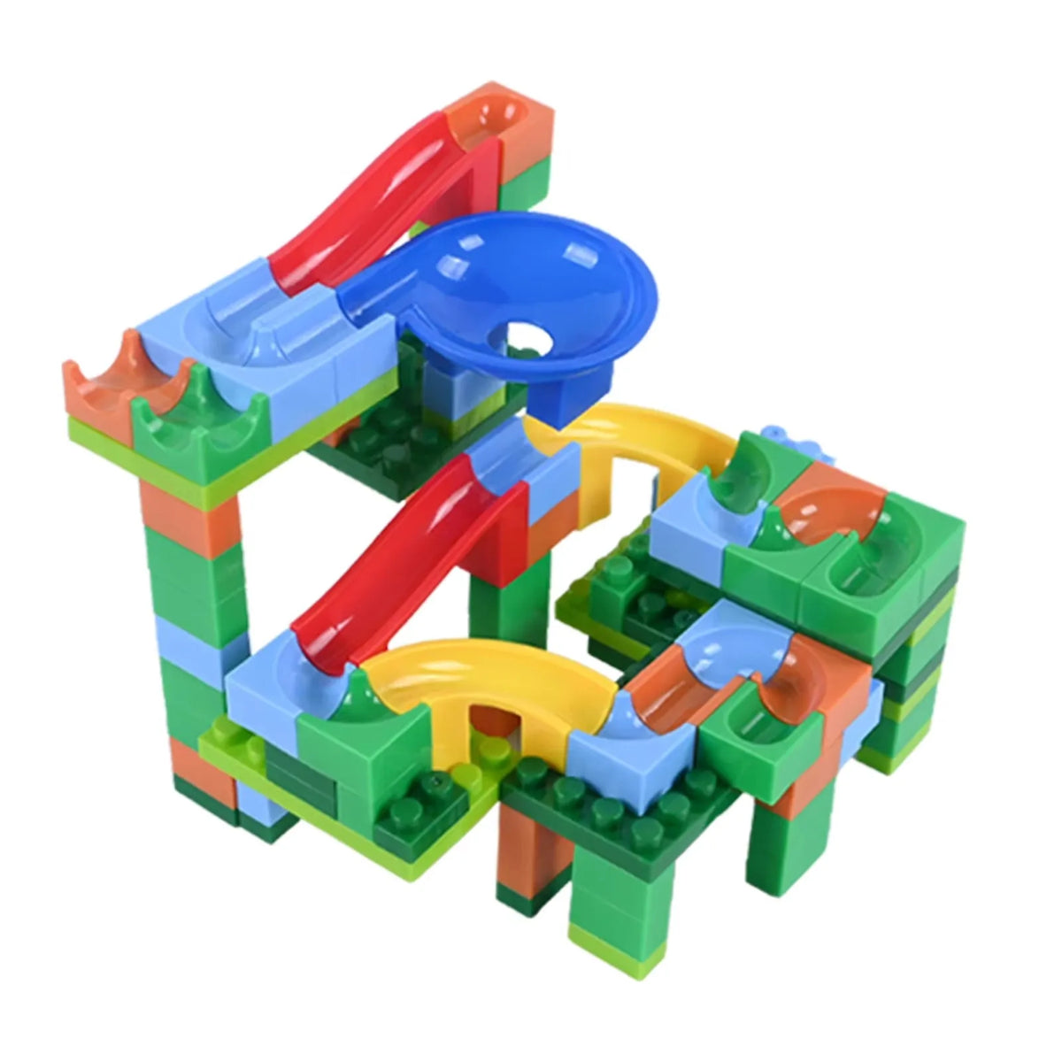 Children'S Building Block Toys Assembled With Ball Bearings, Versatile Slide For Boys