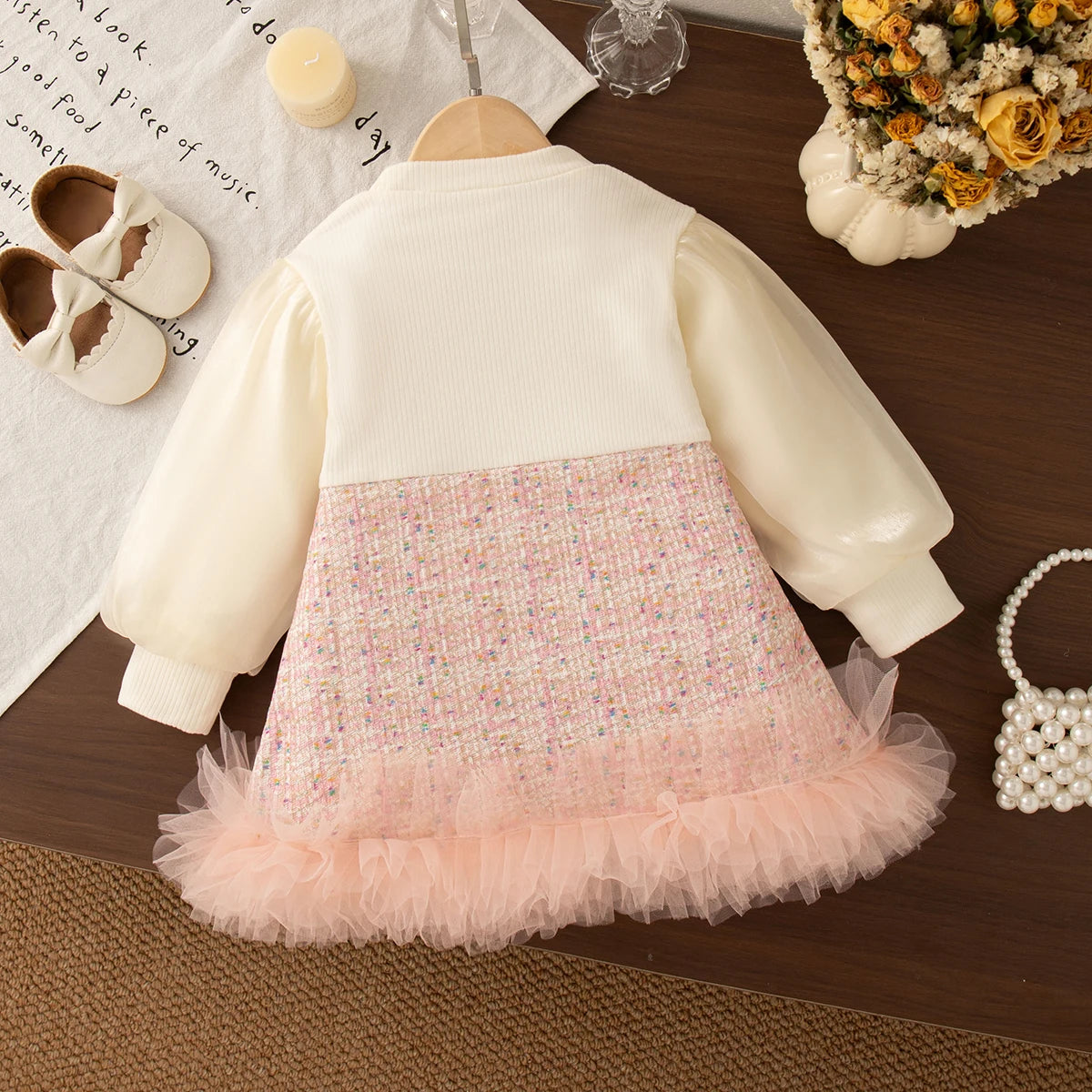 Luna Autumn Infant Baby  Wedding Party Dress