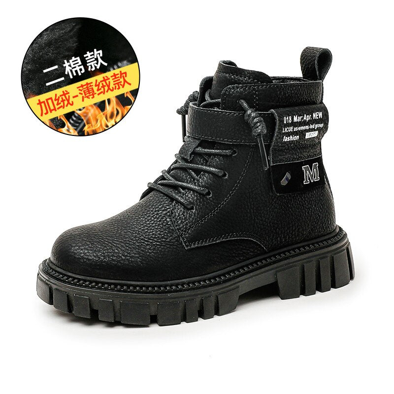 Children Martin Boots, Boys Waterproof Shoes