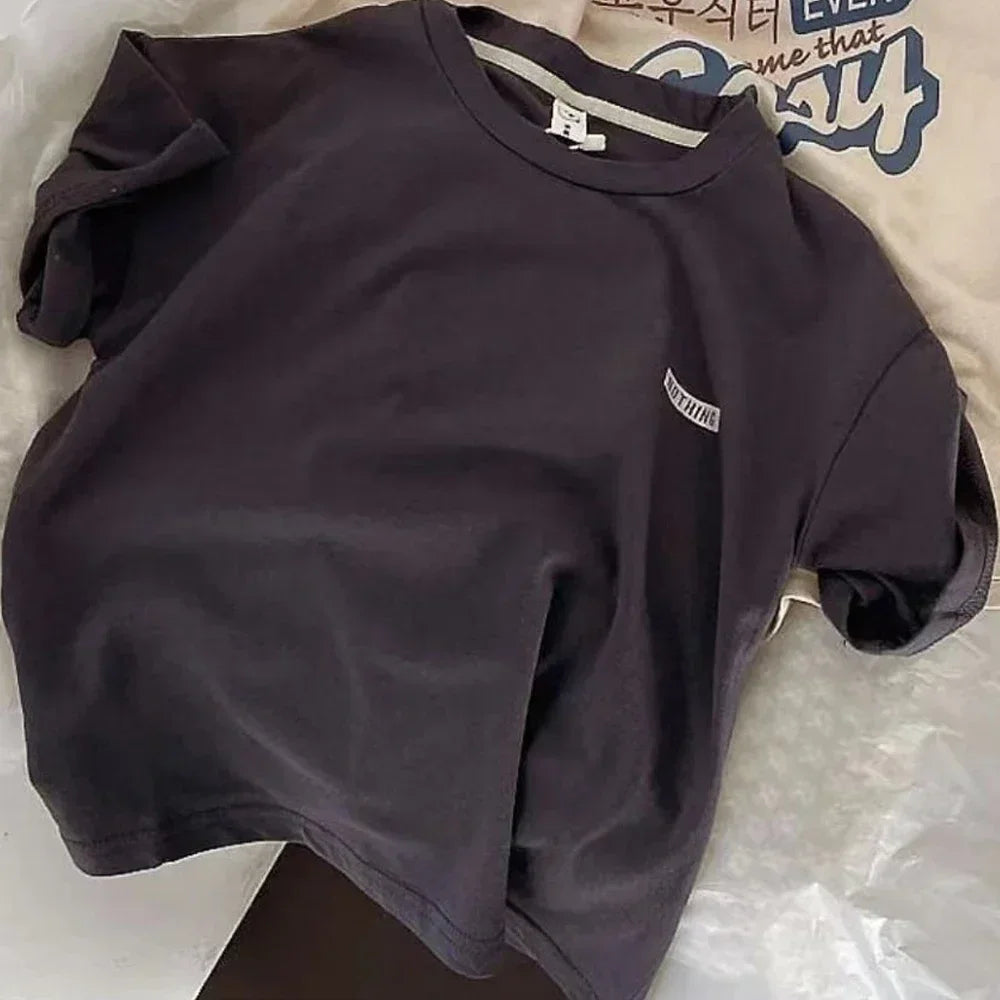 Tommy Short Sleeved Cotton Tees - GuGuTon baby store - Baby Fashion - Toddlers Outfits - Babies Outfits - Toddler Clothes - Kids Clothing - Newborn Clothes - Newborn Wear - Kids Wear - Trending Clothes - Trending Outfits - Fall Fashion - Winter Fashion - Girls Clothes - Boys Clothes - Babies Wear - Kids Accessories - KidsWear - Summer Clothes - Summer Fashion - Summer Trend - Falls Sweaters - Tops - Bottom - Jeans - Blouse - Dresses - Newborn Dresses - Toys