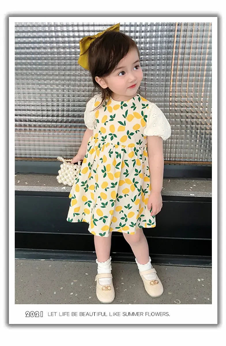 Girl floral dresses princess dress baby girls summer dress flower girl dresses baby girl dress Children dresses فساتين الأطفال