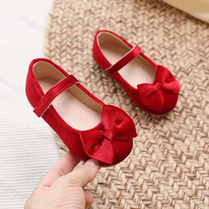 Girl Princess Shoes 2026 Spring Autumn New Round-toe Children Mary Jane Shoes