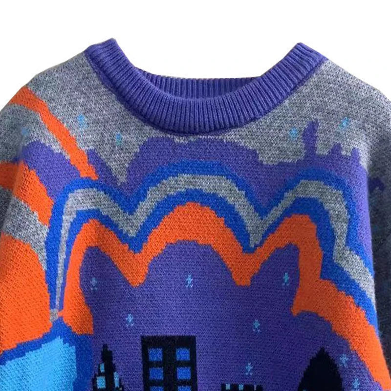 Rodrigo Modern Building Thicken Sweater - GuGuTon baby store - Baby Fashion - Toddlers Outfits - Babies Outfits - Toddler Clothes - Kids Clothing - Newborn Clothes - Newborn Wear - Kids Wear - Trending Clothes - Trending Outfits - Fall Fashion - Winter Fashion - Girls Clothes - Boys Clothes - Babies Wear - Kids Accessories - KidsWear - Summer Clothes - Summer Fashion - Summer Trend - Falls Sweaters - Tops - Bottom - Jeans - Blouse - Dresses - Newborn Dresses - Toys