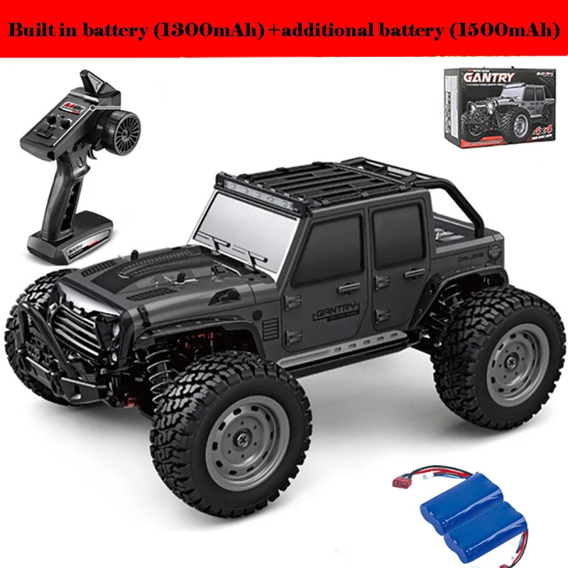16103 Fast Rc Cars 50km/h 1/16 Off Road 4WD with LED Headlights,2.4G Waterproof Remote Control Monster Truck for Adults and Kids