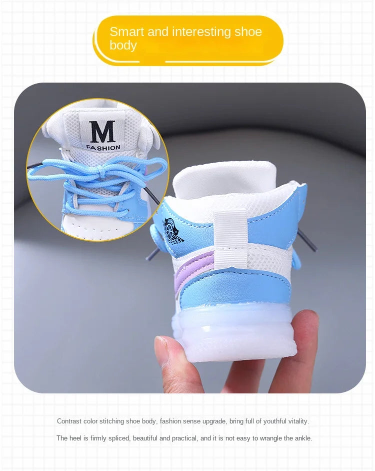 Junior Children Luminous Shoes for Toddlers with LED Lights
