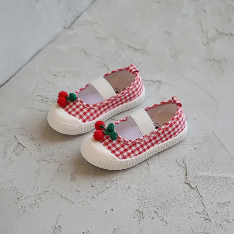 Girl Shoe Kid Casual Shoe Cartoon Girl Sport Canvas Shoes