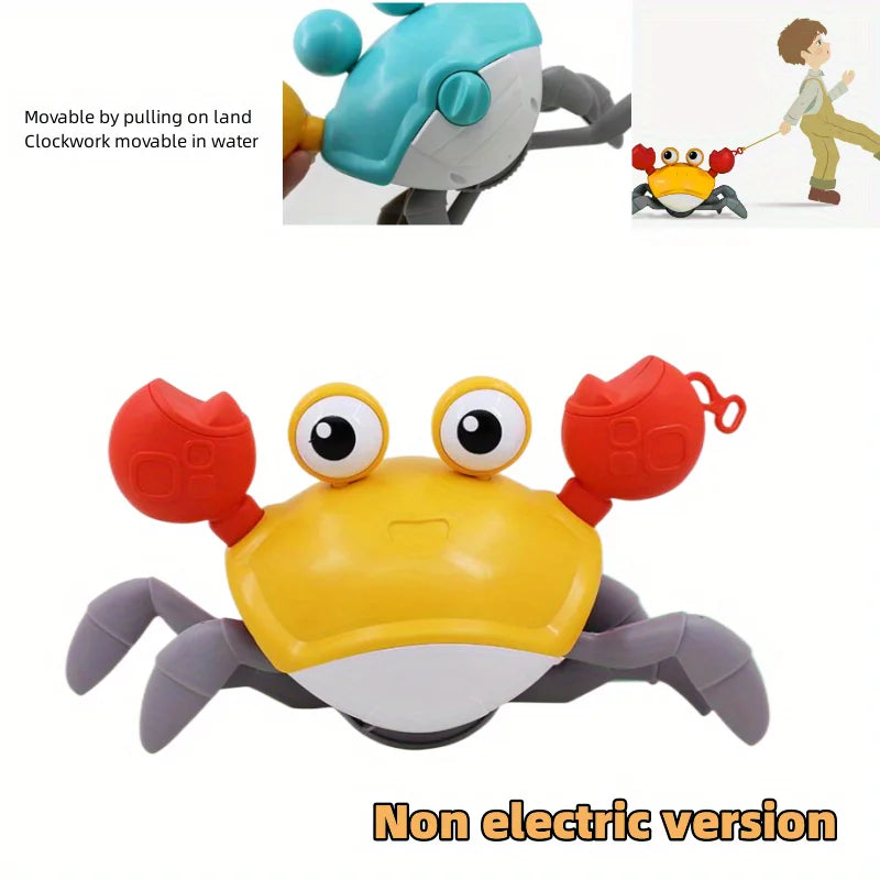 2026 Pets Electronic Interactive Crawling Crab with Light  and Music
