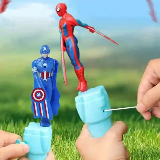 Spiderman Flying Toy - Bamboo Dragonfly Outdoor Toy