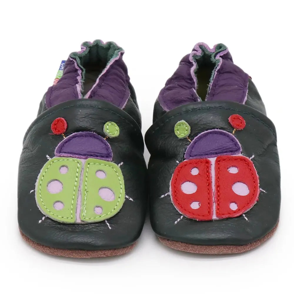 003Carozoo Newborn Baby Shoes Infant Shoes Slippers Soft Leather Baby Boys First-Walkers Girl Shoes