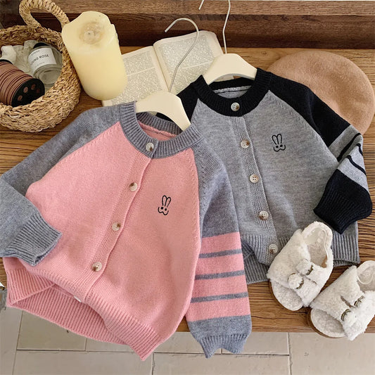 Ottis Patched Knitwear Striped Sweater