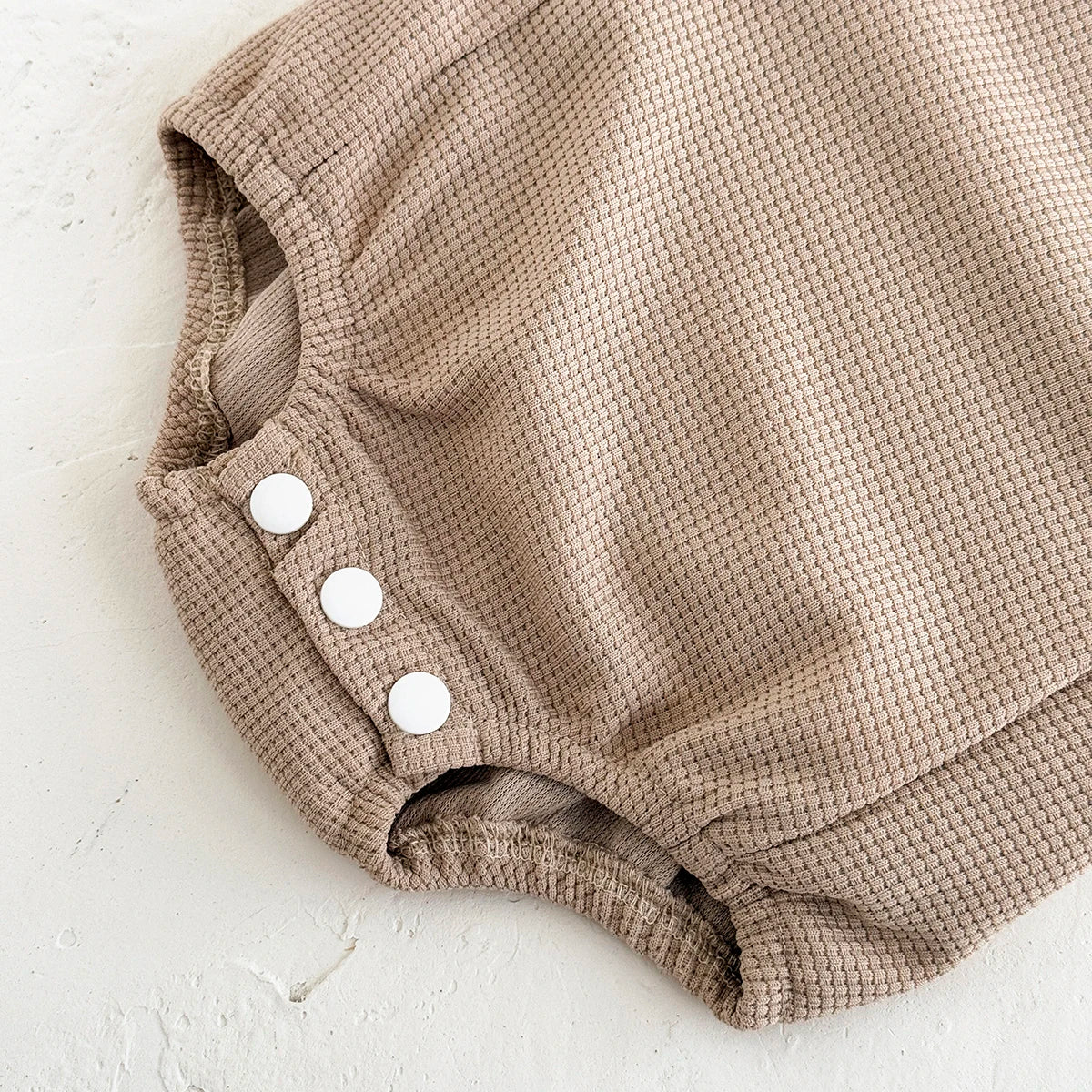 Waffle Rainbow Romper Set