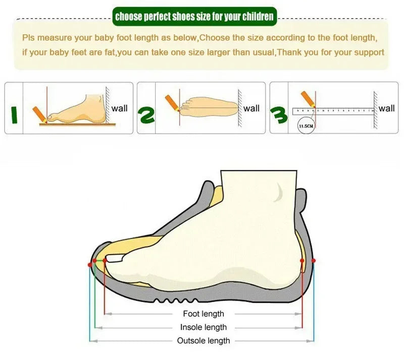 Kids Shoes Breathable Student Trendy Casual Korean Version for Boys and Girls