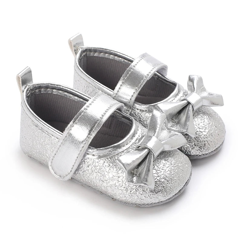 Baby Girls Shoes 0-18 Months First Walkers Soft Sole Spring Autumn Cute Bow Princess Shoes