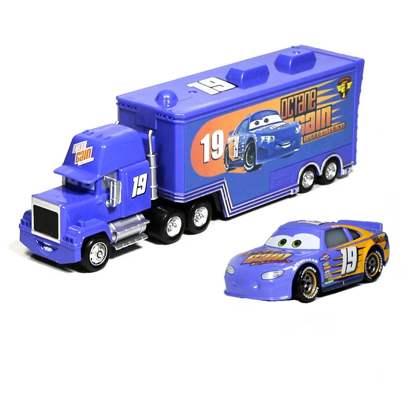 Cars 2 Mack Truck Pixar racing car Lightning McQueen Jackson Storm mini Car