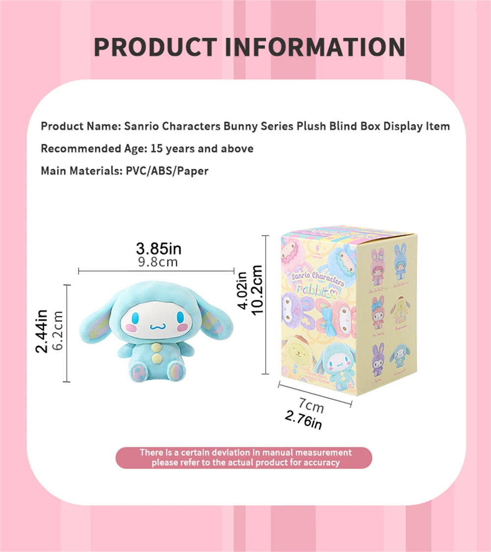 Sanrio Plush Rabbit Blind Box Dolls - Collect and Enjoy