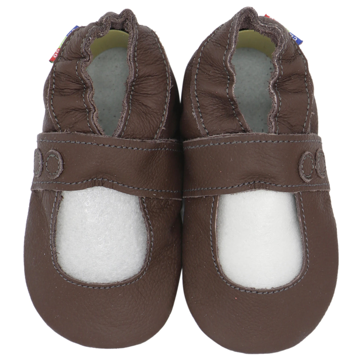 003Carozoo Newborn Baby Shoes Infant Shoes Slippers Soft Leather Baby Boys First-Walkers Girl Shoes