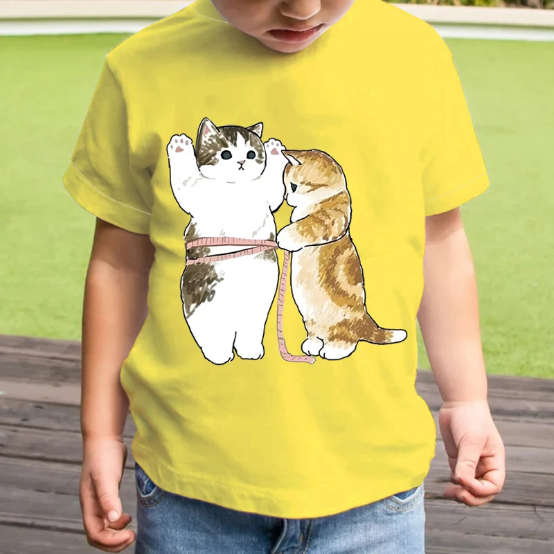 Irene Fashion Streetwear Cartoon Animal Kitten Clothing - GuGuTon baby store - Baby Fashion - Toddlers Outfits - Babies Outfits - Toddler Clothes - Kids Clothing - Newborn Clothes - Newborn Wear - Kids Wear - Trending Clothes - Trending Outfits - Fall Fashion - Winter Fashion - Girls Clothes - Boys Clothes - Babies Wear - Kids Accessories - KidsWear - Summer Clothes - Summer Fashion - Summer Trend - Falls Sweaters - Tops - Bottom - Jeans - Blouse - Dresses - Newborn Dresses - Toys