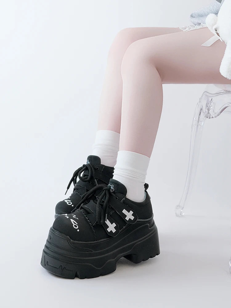 Japanese Girl Original Subculture Lolita Girl Thick Soled Shoes Sweet Big Toe Shoes Cute Loli Tea Party Single Shoes