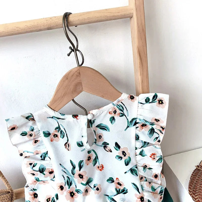 Angelica Girls Clothing Summer Short Sleeve Children Two Piece Set - GuGuTon baby store - Baby Fashion - Toddlers Outfits - Babies Outfits - Toddler Clothes - Kids Clothing - Newborn Clothes - Newborn Wear - Kids Wear - Trending Clothes - Trending Outfits - Fall Fashion - Winter Fashion - Girls Clothes - Boys Clothes - Babies Wear - Kids Accessories - KidsWear - Summer Clothes - Summer Fashion - Summer Trend - Falls Sweaters - Tops - Bottom - Jeans - Blouse - Dresses - Newborn Dresses - Toys