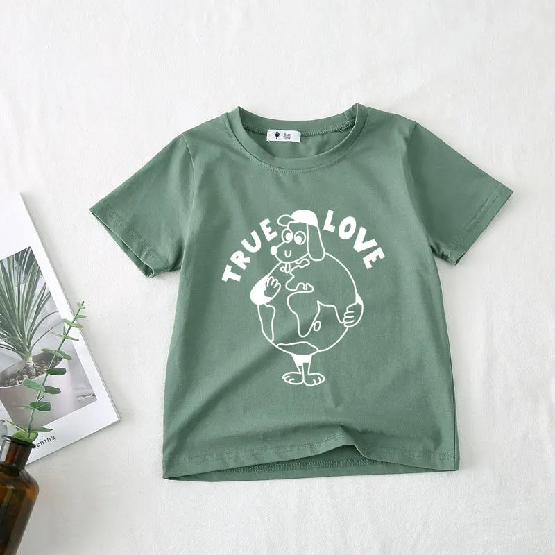 Lucas Short-sleeve Cartoon Tees - GuGuTon baby store - Baby Fashion - Toddlers Outfits - Babies Outfits - Toddler Clothes - Kids Clothing - Newborn Clothes - Newborn Wear - Kids Wear - Trending Clothes - Trending Outfits - Fall Fashion - Winter Fashion - Girls Clothes - Boys Clothes - Babies Wear - Kids Accessories - KidsWear - Summer Clothes - Summer Fashion - Summer Trend - Falls Sweaters - Tops - Bottom - Jeans - Blouse - Dresses - Newborn Dresses - Toys