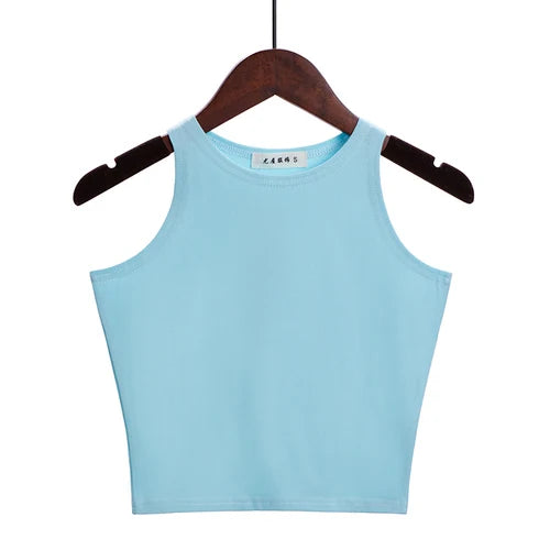 Julia Fashion Women Sexy Cotton Crop Blusas Top Camisole - GuGuTon baby store - Baby Fashion - Toddlers Outfits - Babies Outfits - Toddler Clothes - Kids Clothing - Newborn Clothes - Newborn Wear - Kids Wear - Trending Clothes - Trending Outfits - Fall Fashion - Winter Fashion - Girls Clothes - Boys Clothes - Babies Wear - Kids Accessories - KidsWear - Summer Clothes - Summer Fashion - Summer Trend - Falls Sweaters - Tops - Bottom - Jeans - Blouse - Dresses - Newborn Dresses - Toys