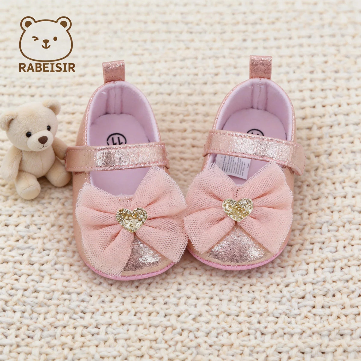 Baby Step Shoes Baby's First Pair of Toddler Shoes Baby Shoes Breathable Non-slip Girls Fashion Shoes Princess Lace Style