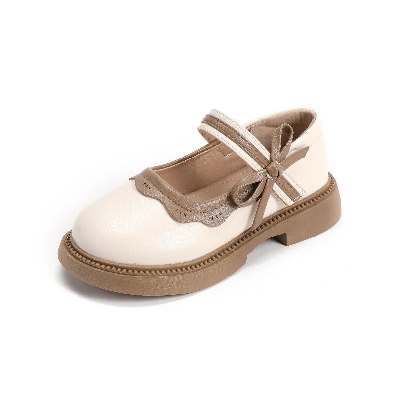 Girls' Princess Shoes 2025 Spring and Autumn New Style Girls' Little Leather Shoes Autumn Style Baby Fashion Single Shoes