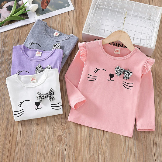 Fernanda Cartoon Long Sleeve Tops for Kids