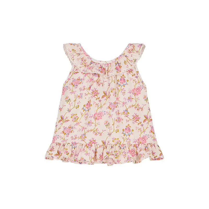 Elizabeth New Girls Suspender T-shirt Children's Lace - GuGuTon baby store - Baby Fashion - Toddlers Outfits - Babies Outfits - Toddler Clothes - Kids Clothing - Newborn Clothes - Newborn Wear - Kids Wear - Trending Clothes - Trending Outfits - Fall Fashion - Winter Fashion - Girls Clothes - Boys Clothes - Babies Wear - Kids Accessories - KidsWear - Summer Clothes - Summer Fashion - Summer Trend - Falls Sweaters - Tops - Bottom - Jeans - Blouse - Dresses - Newborn Dresses - Toys