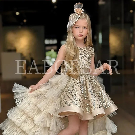 Girl's Princess Dress Cute Party Clothes for Special Events, Adorable Dresses