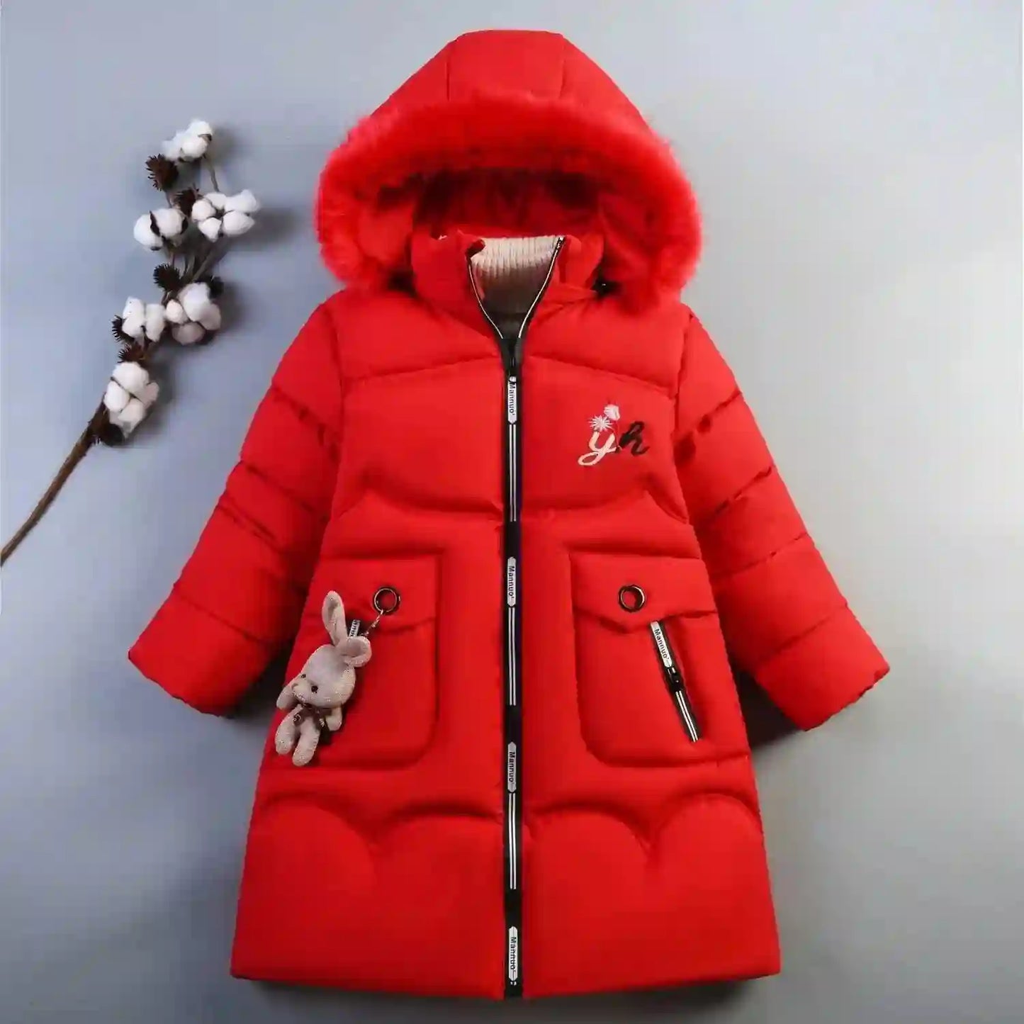 Selena Stylish Winter Hooded Jacket for Girls