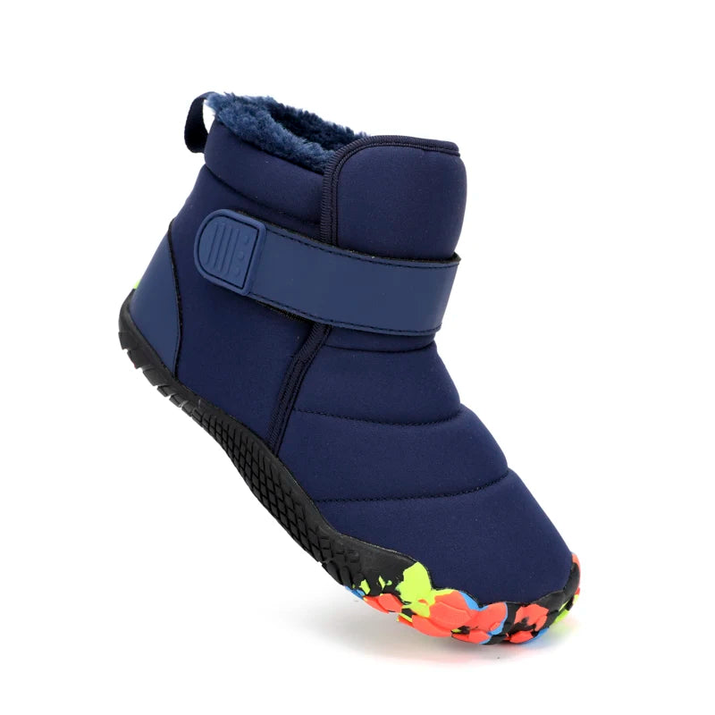 Children Snow Boots Girls Winter Minimalist Waterproof Sneakers