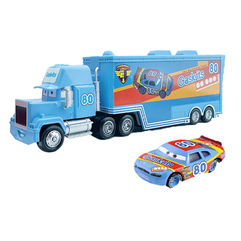 Cars 2 Mack Truck Pixar racing car Lightning McQueen Jackson Storm mini Car