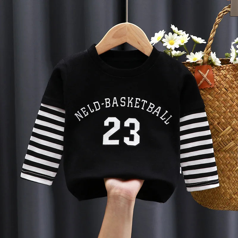 Sandro Long-Sleeved Cartoon Tees - GuGuTon baby store - Baby Fashion - Toddlers Outfits - Babies Outfits - Toddler Clothes - Kids Clothing - Newborn Clothes - Newborn Wear - Kids Wear - Trending Clothes - Trending Outfits - Fall Fashion - Winter Fashion - Girls Clothes - Boys Clothes - Babies Wear - Kids Accessories - KidsWear - Summer Clothes - Summer Fashion - Summer Trend - Falls Sweaters - Tops - Bottom - Jeans - Blouse - Dresses - Newborn Dresses - Toys